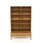 Scandinavian oak library "MTP", Marian Grabinski, IKEA, Sweden, 1960