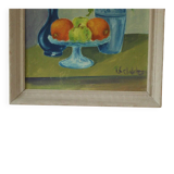 Still life: Fruits and yellow flower (attributed to Schultzer)