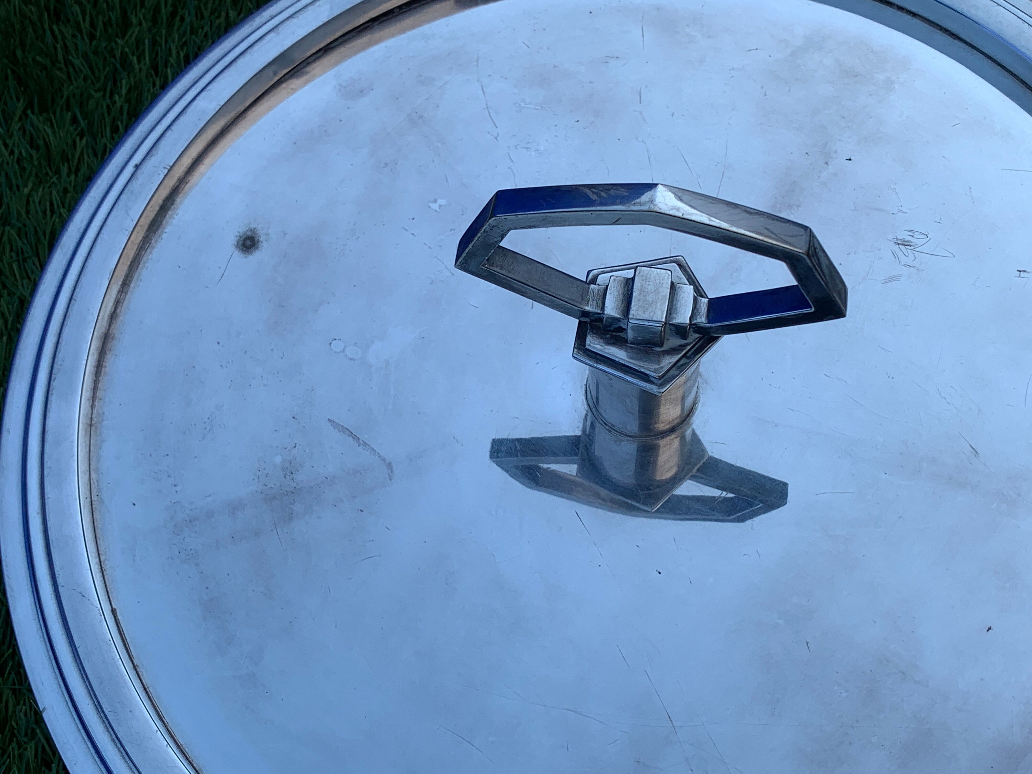 Christofle presentation tray in metal