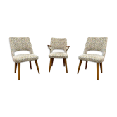 Set of 3 chairs G- Möbel Sweden in teak 1960s