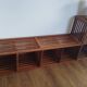 Lovely pair of vintage teak shelves, 1970s