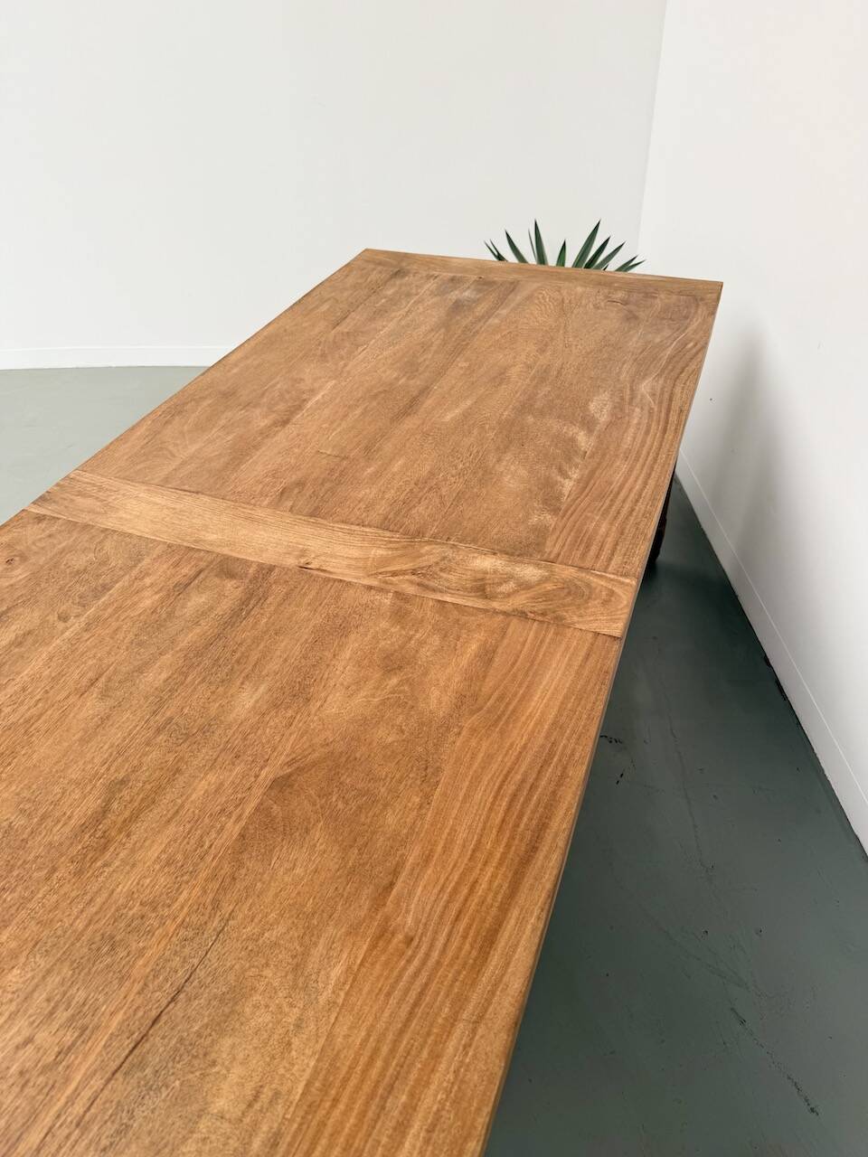 XL beech farmhouse table