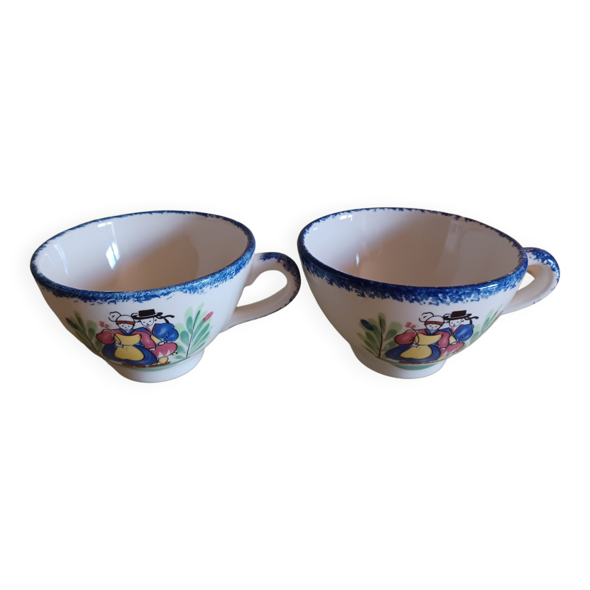 2 bolees de cidre faience de pornic