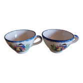 2 bowls of Pornic earthenware cider