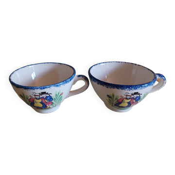 2 bolees de cidre faience de pornic