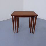Danish Teak Nesting Tables from Møbelintarsia, 1960s, Set of 3