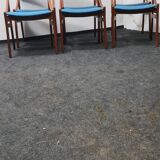 A set of 6 Vintage Danish design dining chairs by Vestervig Eriksen