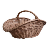 Wicker log basket "Josette"