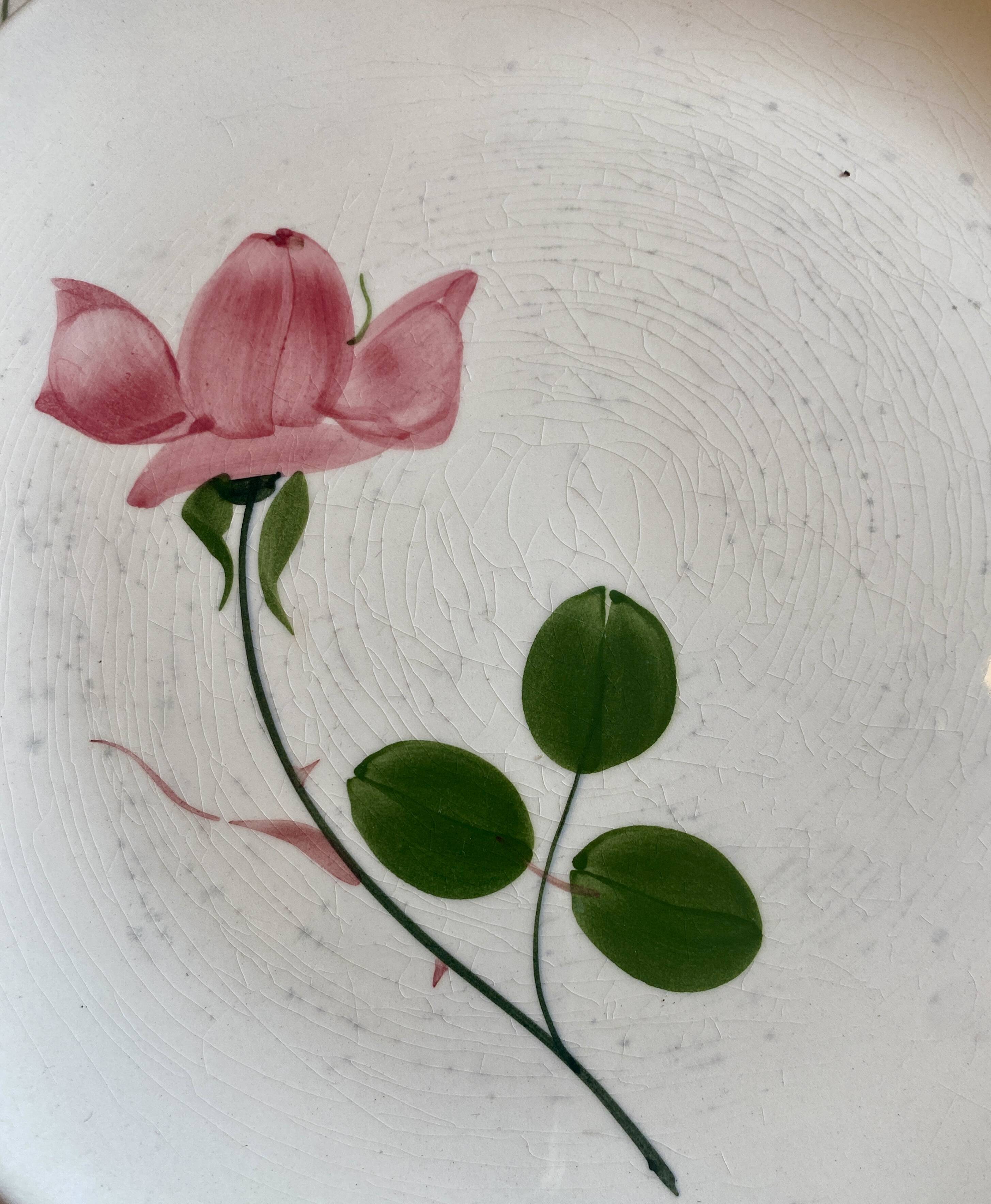Set of 6 vintage flat plates - Magali model by Villeroy and Boch