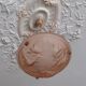Glass paste lustre, pink