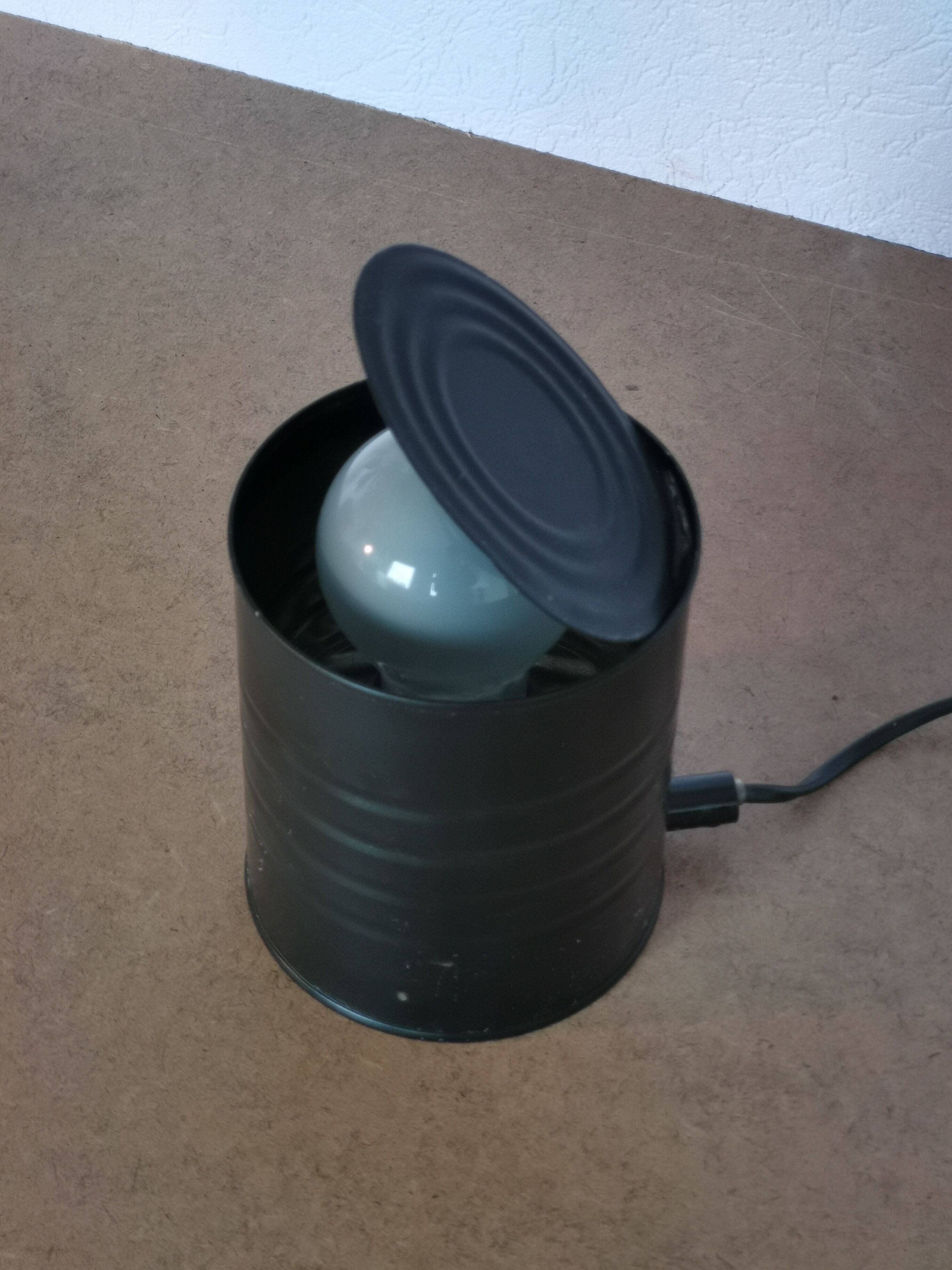 Canned lamp, Vrieland Design, Netherlands, 1970