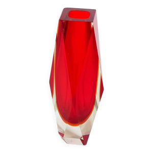 Vase à facettes Murano