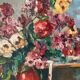 Afternoon bouquet, still life, oil on canvas signed
