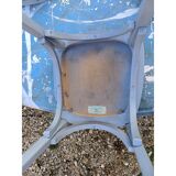 6 Baumann bistro chairs in old grey limed wood