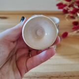 Set of four Digoin-style egg cups