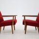 Pair of 1960s Mid-Century Modern Beech Armchairs from Czechoslovakia