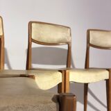 Suite of 4 vintage Italian style chairs