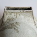 Franco Bucci Italian big sandstone vase, 1970s