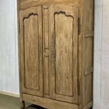 19th century raw chestnut country wardrobe