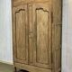 19th century raw chestnut country wardrobe