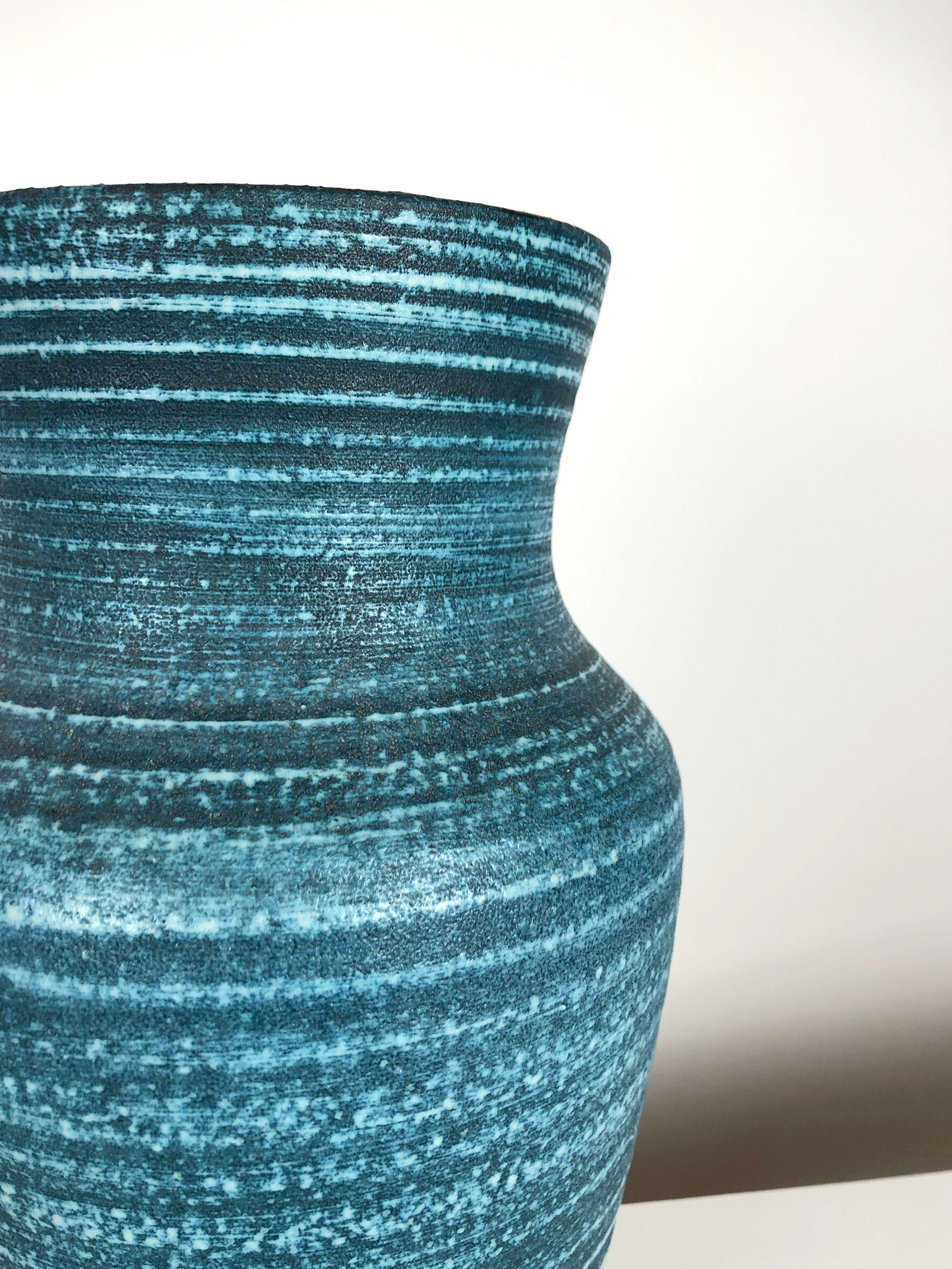 Vintage ceramic vase Accolay series "Gauloise" around 1960