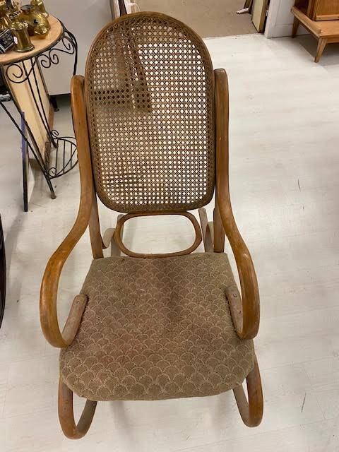 Wooden rocking chair