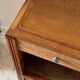 Table de chevet cube en chêne annees 50