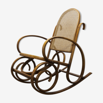 Rocking-chair Thonet 1900 cannage