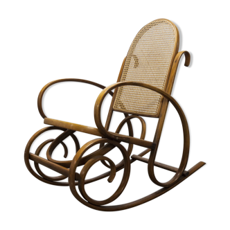 Rocking-chair Thonet 1900 cannage