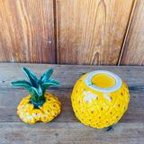 Pineapple pot in slip