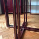 Burgundy Pierre Vandel dining table vintage 1970s