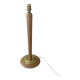 Mazda style beech and brass lamp base