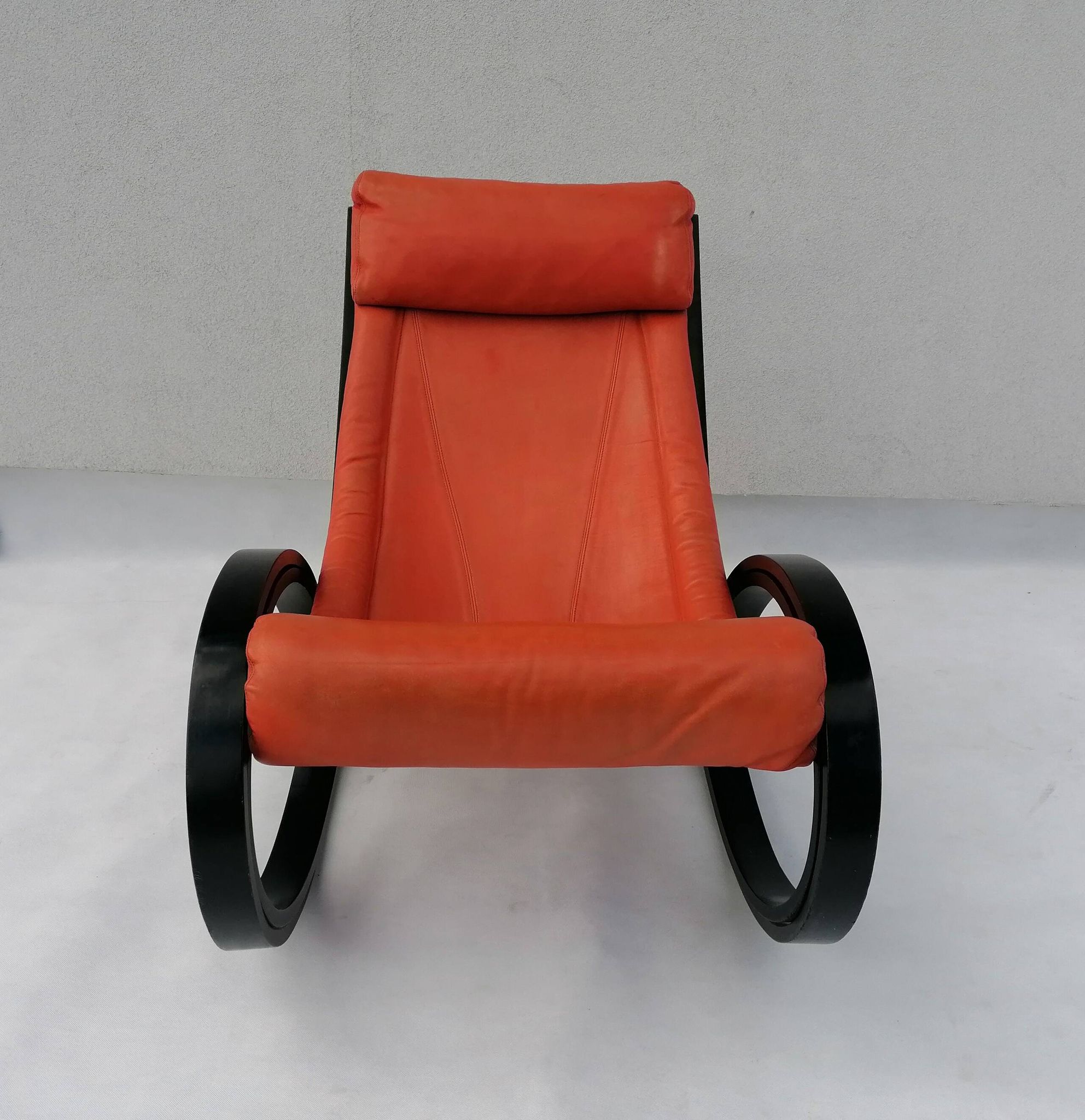 Sgarsul Rocking Chair by Gae Aulenti for Poltronova, 1960s.