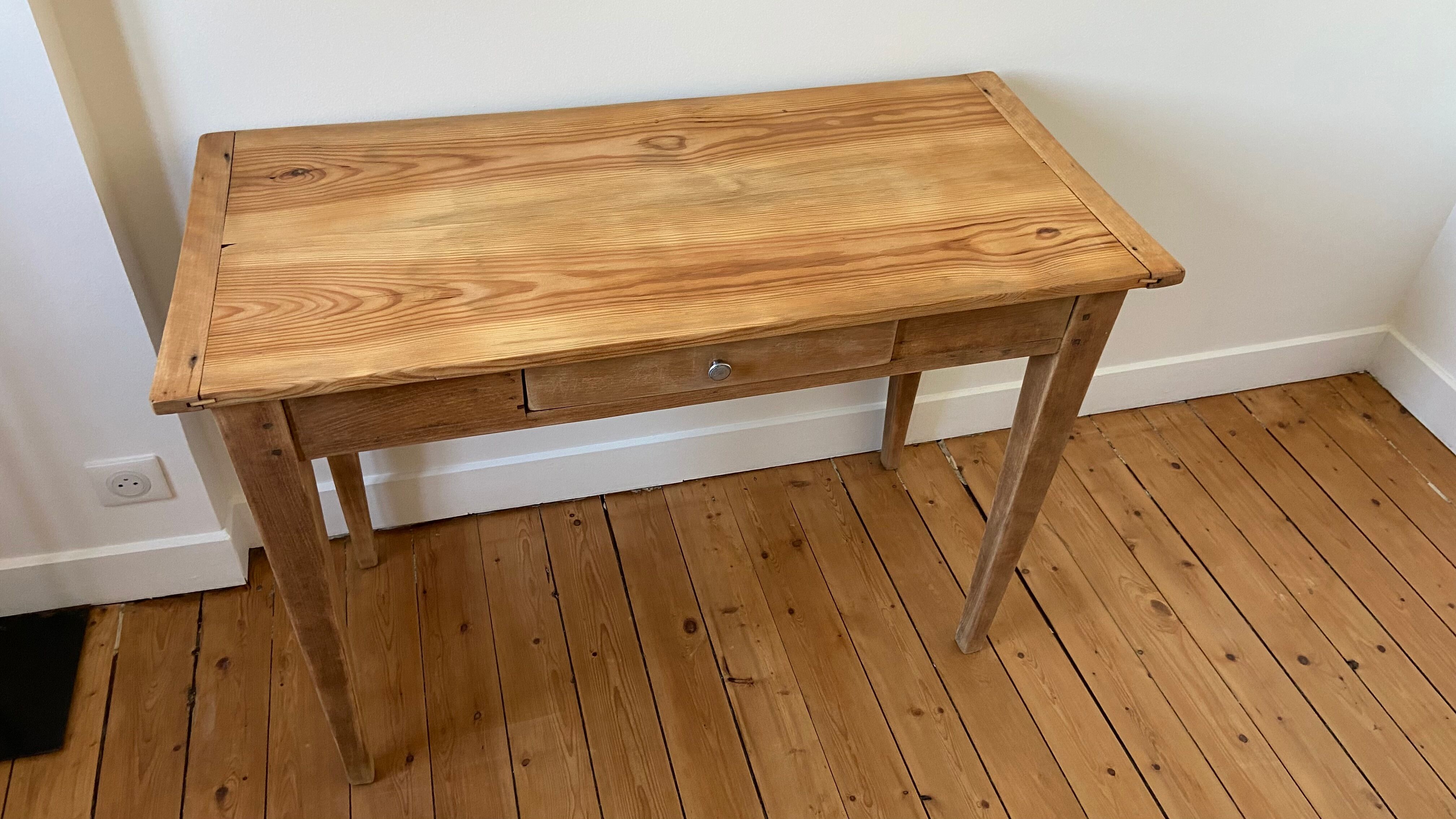 Table de ferme ou bureau vintage