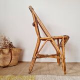 Vintage Hardy rattan bistro chair
