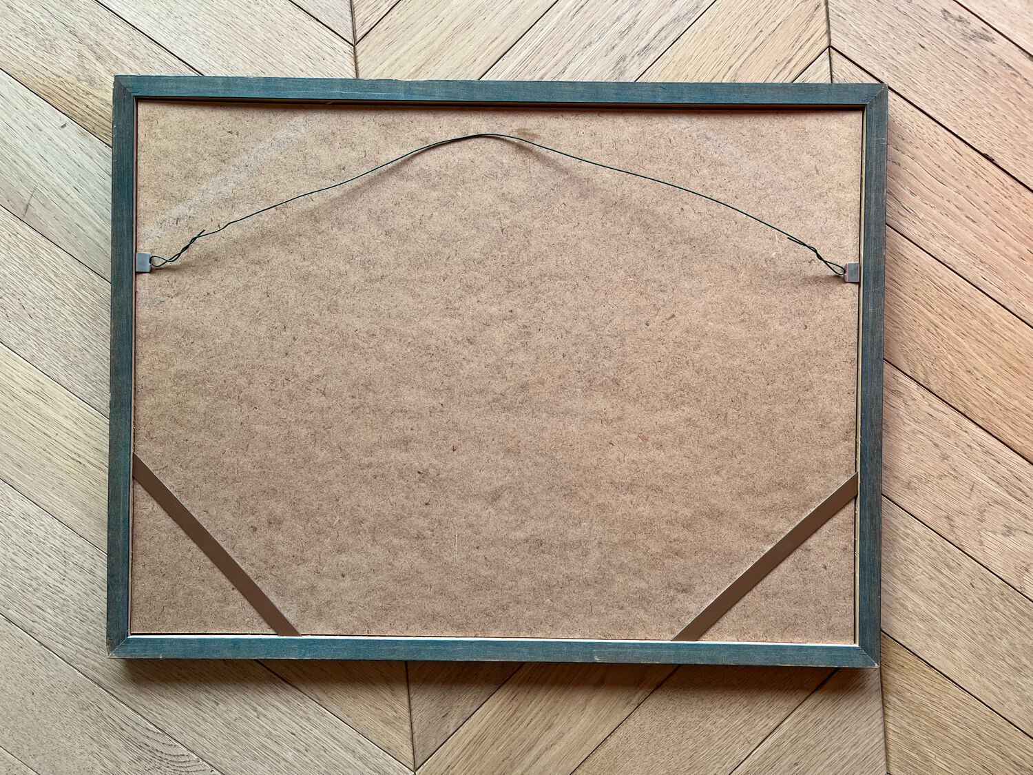 Oil on panel, Fishermen in the bay of Mont Saint Michel