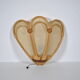 Applique en rotin 1970