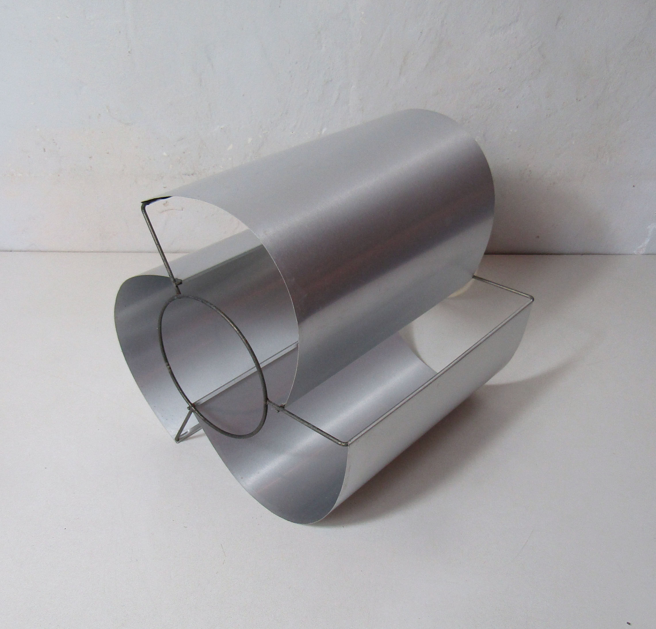 Max Sauze design brushed aluminum hanging lamp