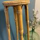 Vintage rattan side table