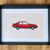 Deco design frame - Renault Fuego