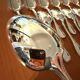 Christofle pearls, dessert cutlery 12 forks 12 spoons 17cm