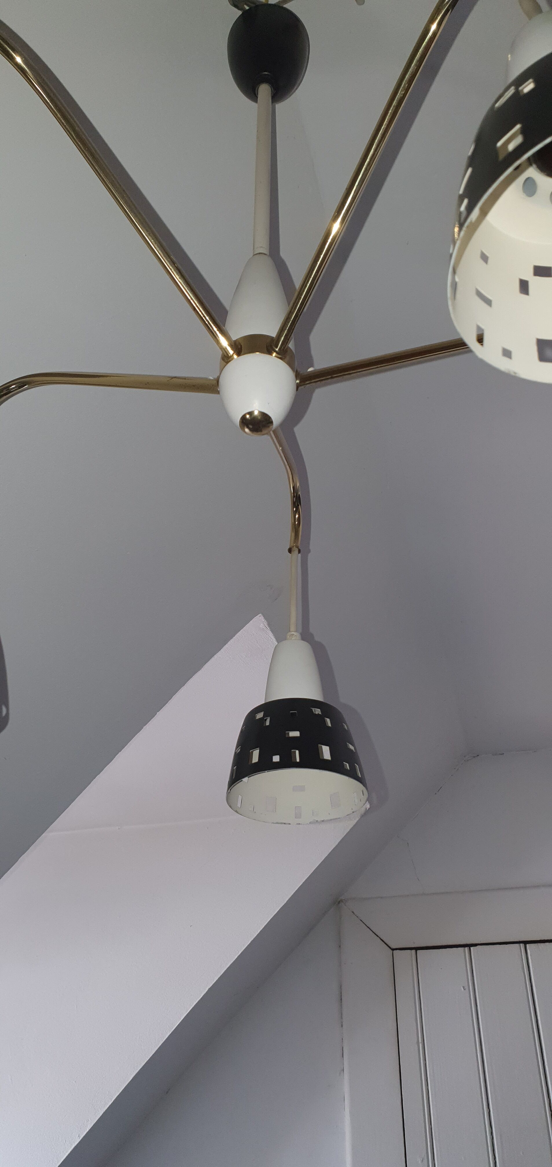 Modernist 1960s ceiling light