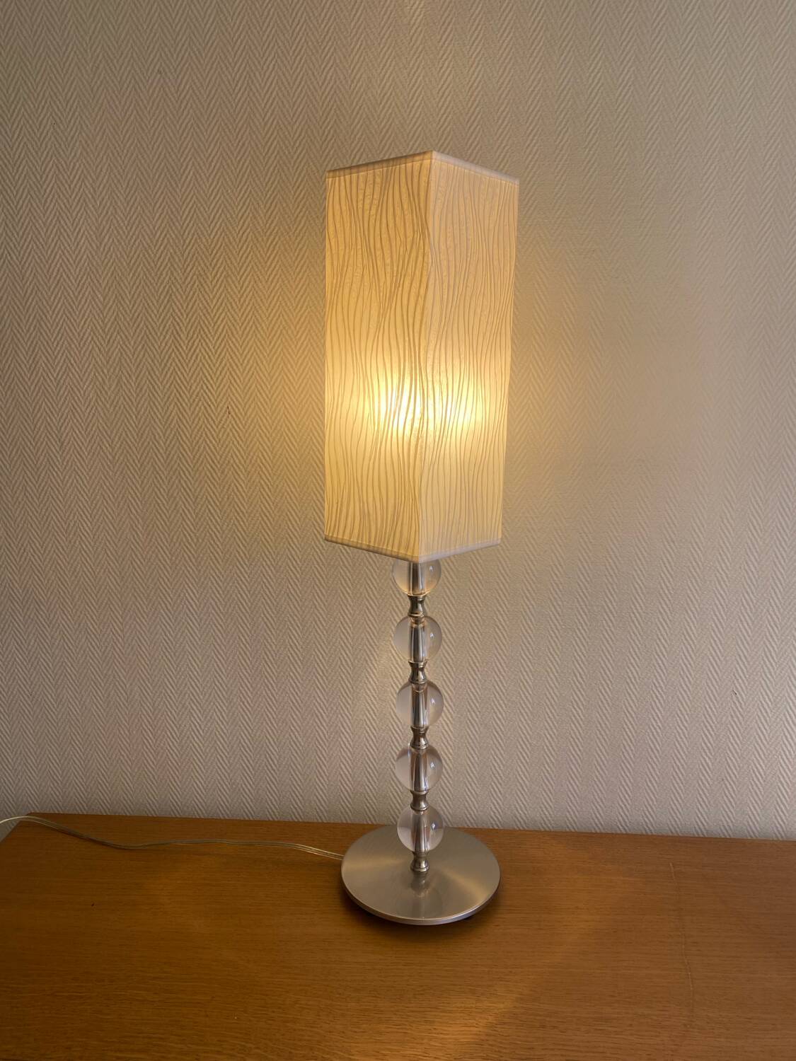 Lampe vintage massive design belge 70s