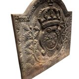 Cast iron fireplace backplate