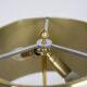 Gilded bronze and sheet metal lamp. 1970s