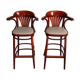 Pair of high bistro stools