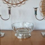 Decangonal cup on silver metal stand