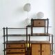 Modular rattan library Maugrion for Rochebobois