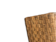 Planter in wicker and braided rattan