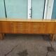 Vintage sideboard from the 50s and 60s in wood 245cm